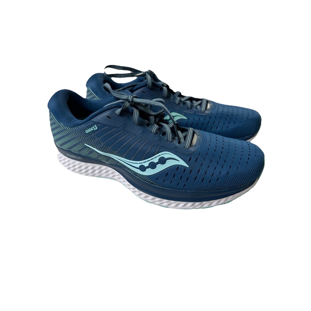 Saucony Womens‎ Guide 13 S10549-25 Aqua Blue Running Shoes Sneakers Size 10 EUC